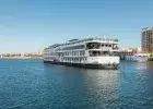Royal Beau Rivage Cruise sailing on the Nile River between Luxor and Aswan